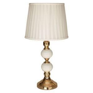 Cam Abajur Beyaz 30x53cm