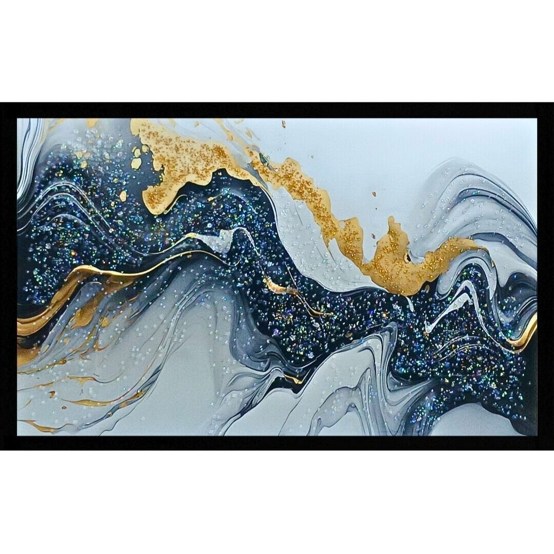 Epoksi Soyut Tablo 75x115cm