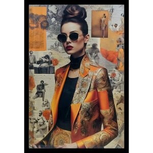 Epoksi Kadın Tablo 85x125cm