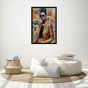 Epoksi Kadın Tablo 85x125cm