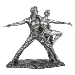 Sevgililer Biblo Gümüş 24x27cm