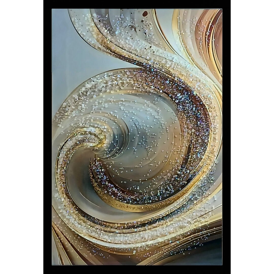 Epoksi Soyut Tablo 85x125cm