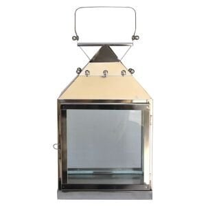 Metal Krom Fener Büyük 26x53cm