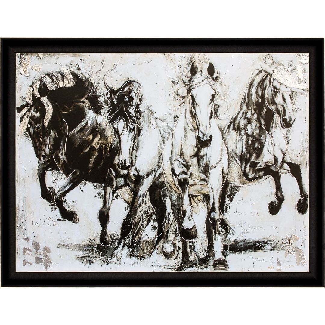 Atlar Tuval Tablo 102x132cm