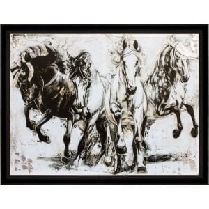 Atlar Tuval Tablo 102x132cm