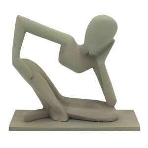 Yan Oturan Yogacı 20x21cm Ladin