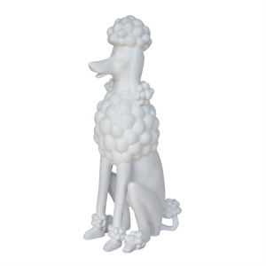 Poodle Köpek Beyaz 26x58cm