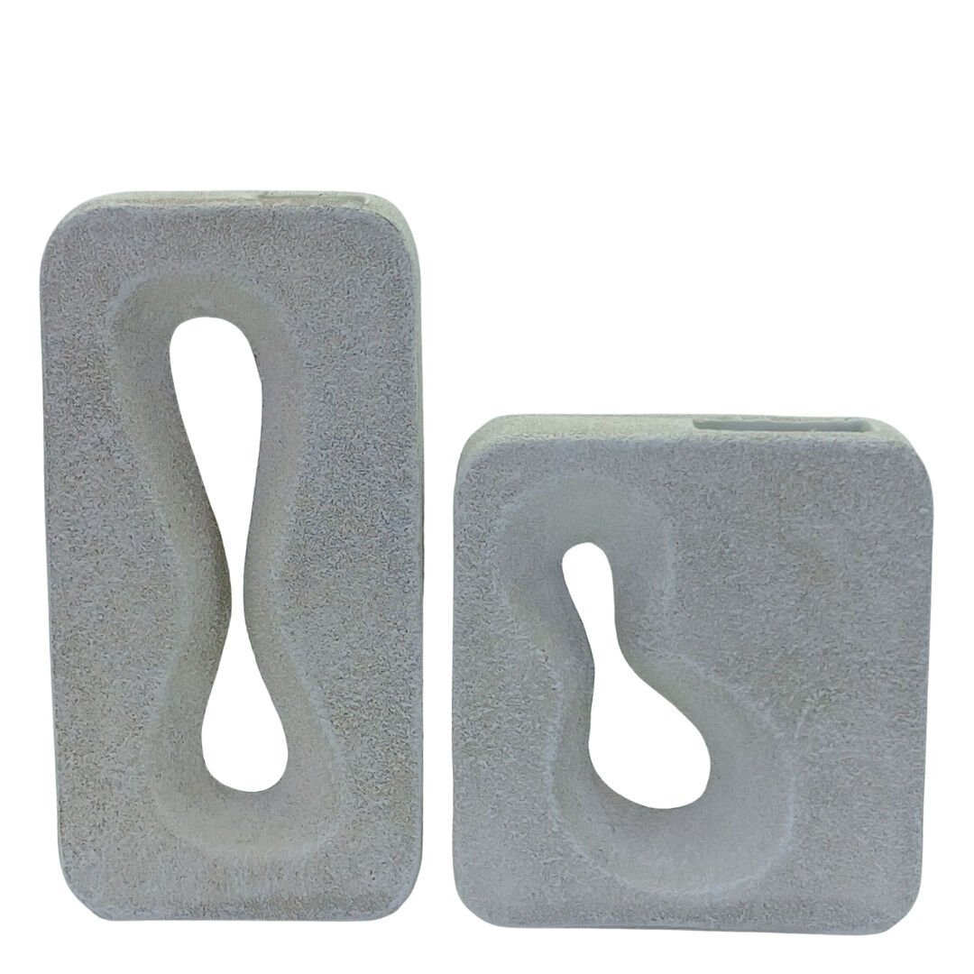 2li Set Soyut Vazo 20x40cm