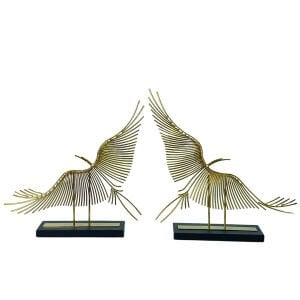 2li Set Metal Kuşlar 47x48cm