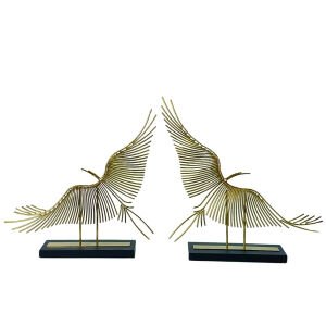 2li Set Metal Kuşlar 47x48cm