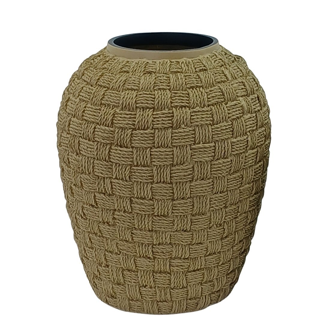 Hasır Desen Vazo 27x31cm