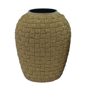 Hasır Desen Vazo 27x31cm