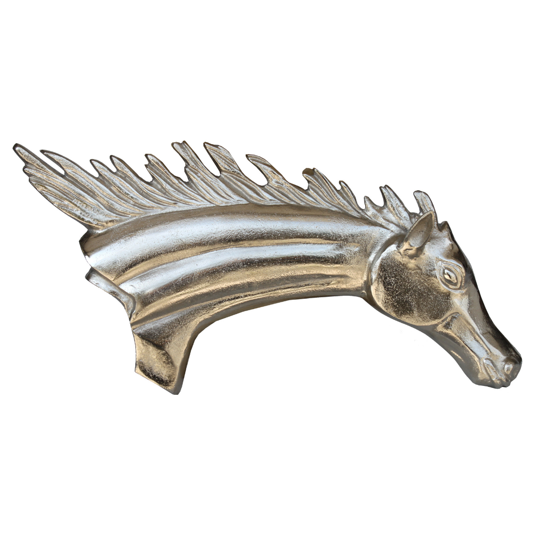 Döküm Gümüş At 29x60cm