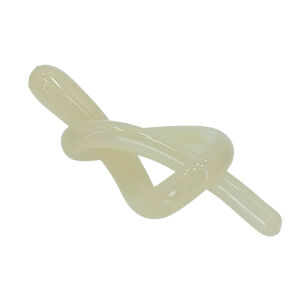 Cam Düğüm Obje Krem 9x24cm