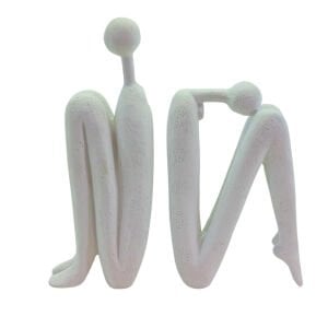 2li Set Kitap Tutucu 9x26cm Beyaz