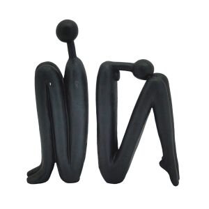 2li Set Kitap Tutucu 9x26cm Siyah