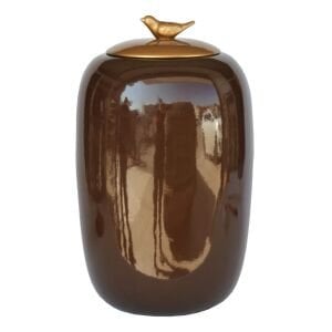 Kapaklı Seramik Küp 26x43cm