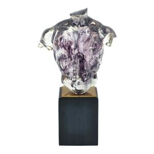 Mermer Kaideli Büst Obje 16x27cm