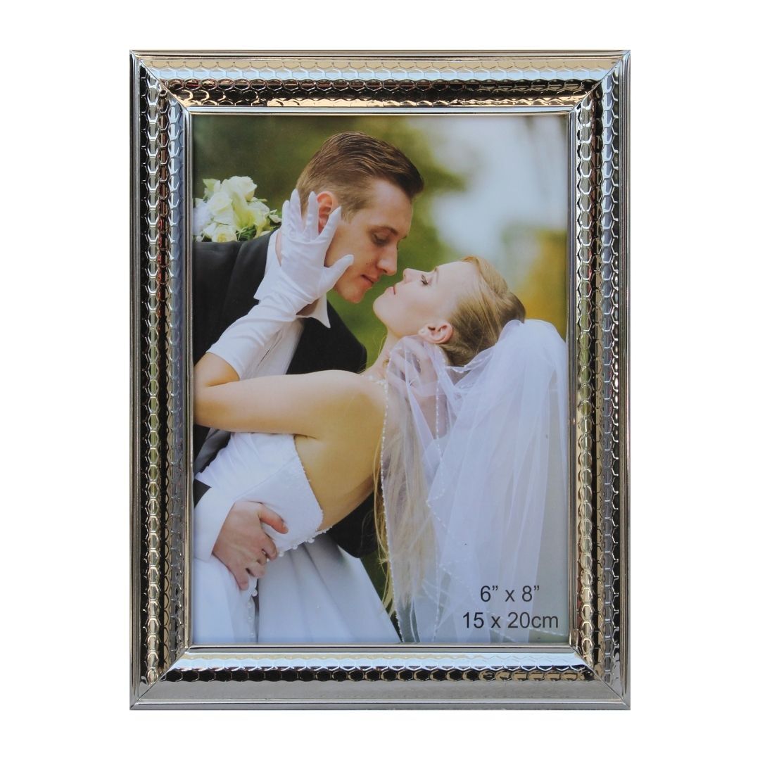 Metal Çerçeve Gümüş 15x20cm