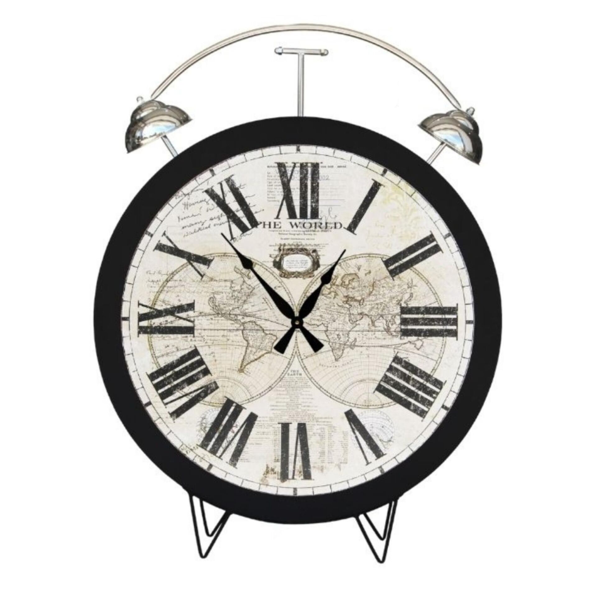Ayaklı Dev Çalar Saat Siyah 90x120cm