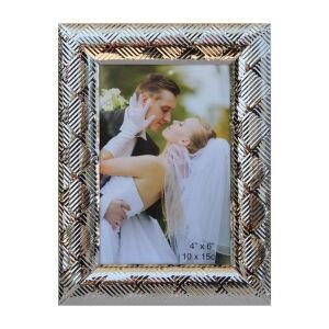 Metal Çerçeve Gümüş 10x15 cm
