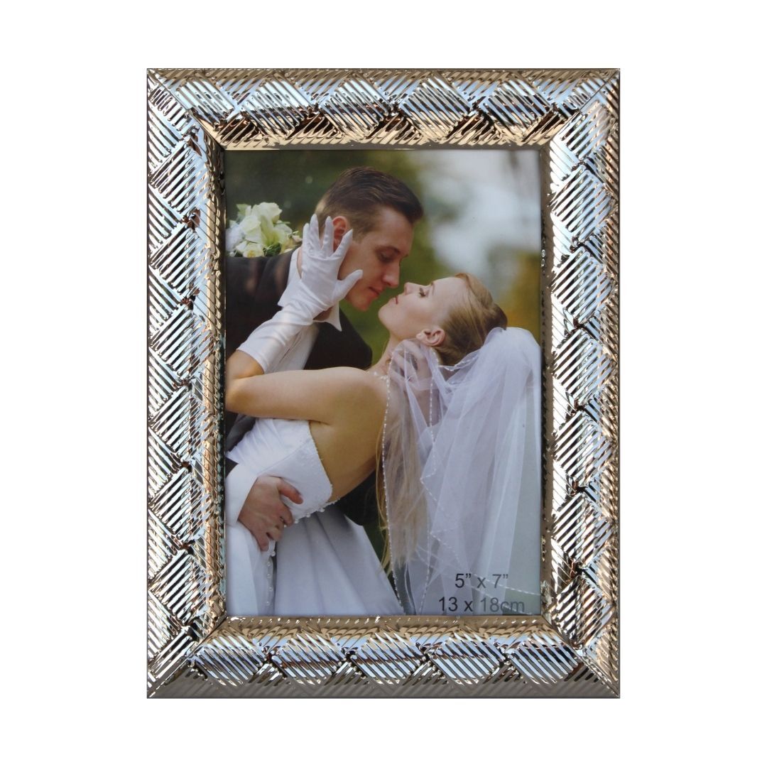 Metal Çerçeve Gümüş 13x18cm