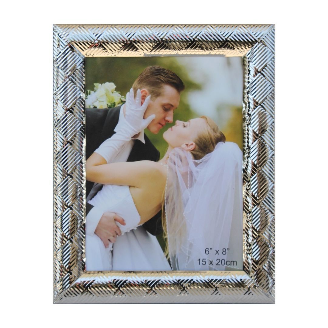 Metal Çerçeve Gümüş 15x20cm