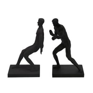 2li Set Kitap Tutucu Adamlar 16x25cm Siyah
