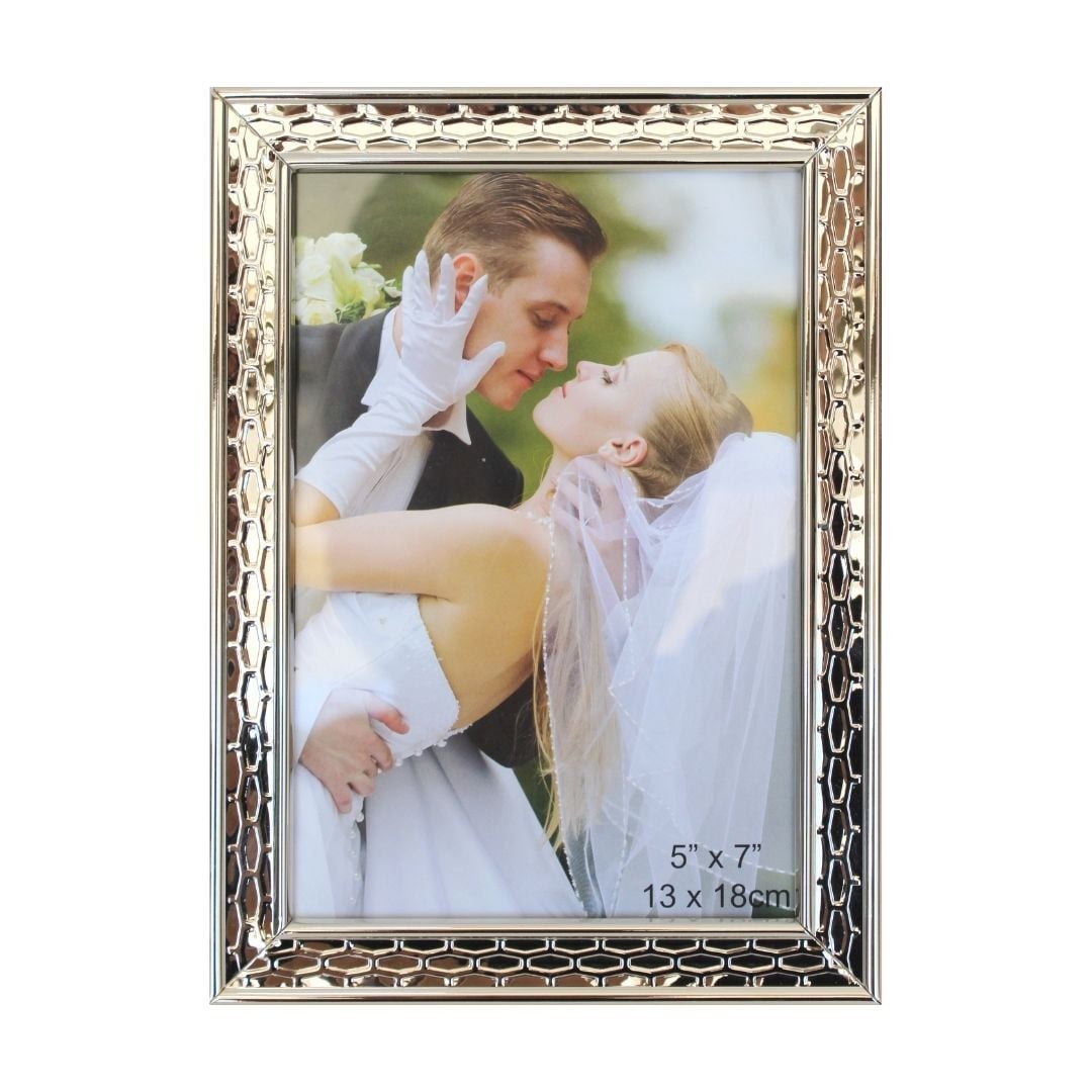 Metal Çerçeve Gümüş 13x18cm