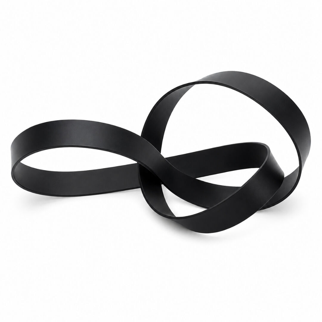 Siyah Metal Düğüm Obje-1 13x27cm
