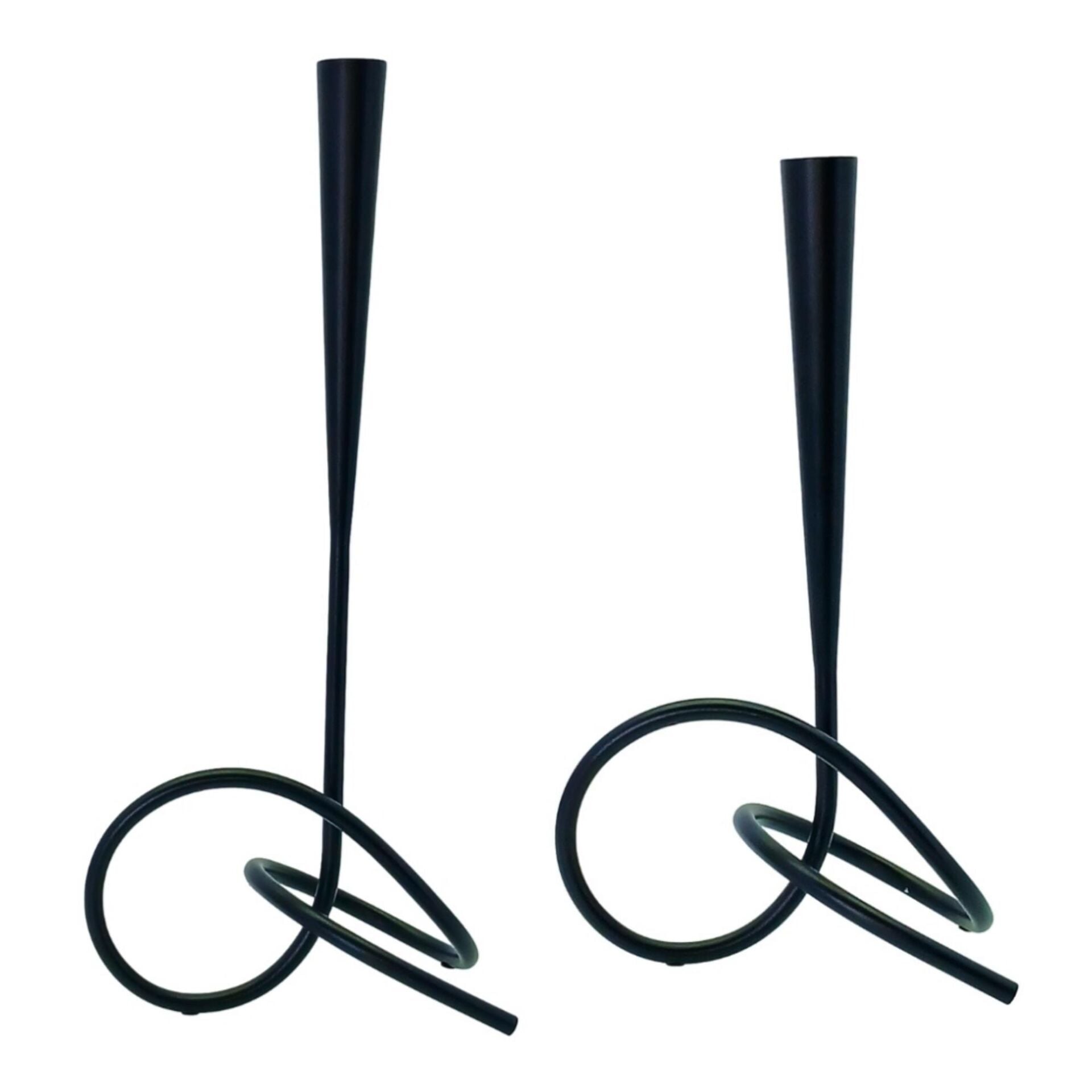 2li Set Metal Şamdan 20x42cm