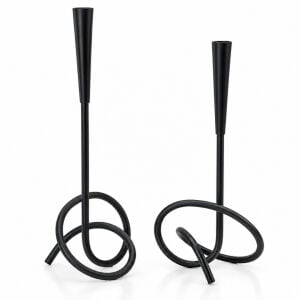 2li Set Metal Şamdan 20x42cm