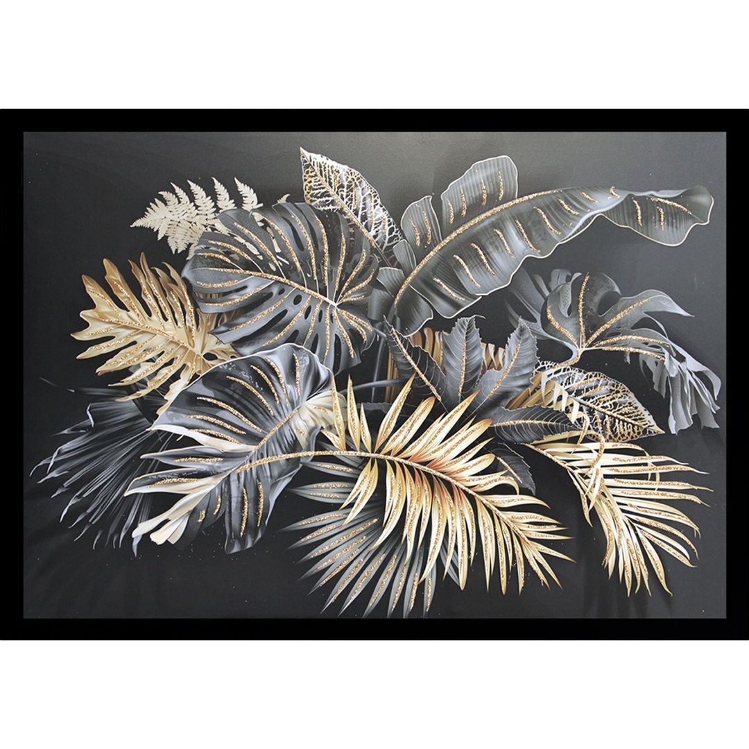 Yapraklar Tuval Tablo 75x105cm