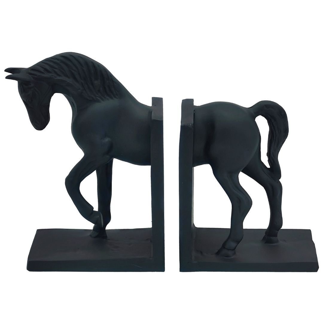 2li Set At Kitap Tutucu 23x32cm Siyah