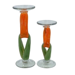 2li Set Cam Şamdan 13x38cm