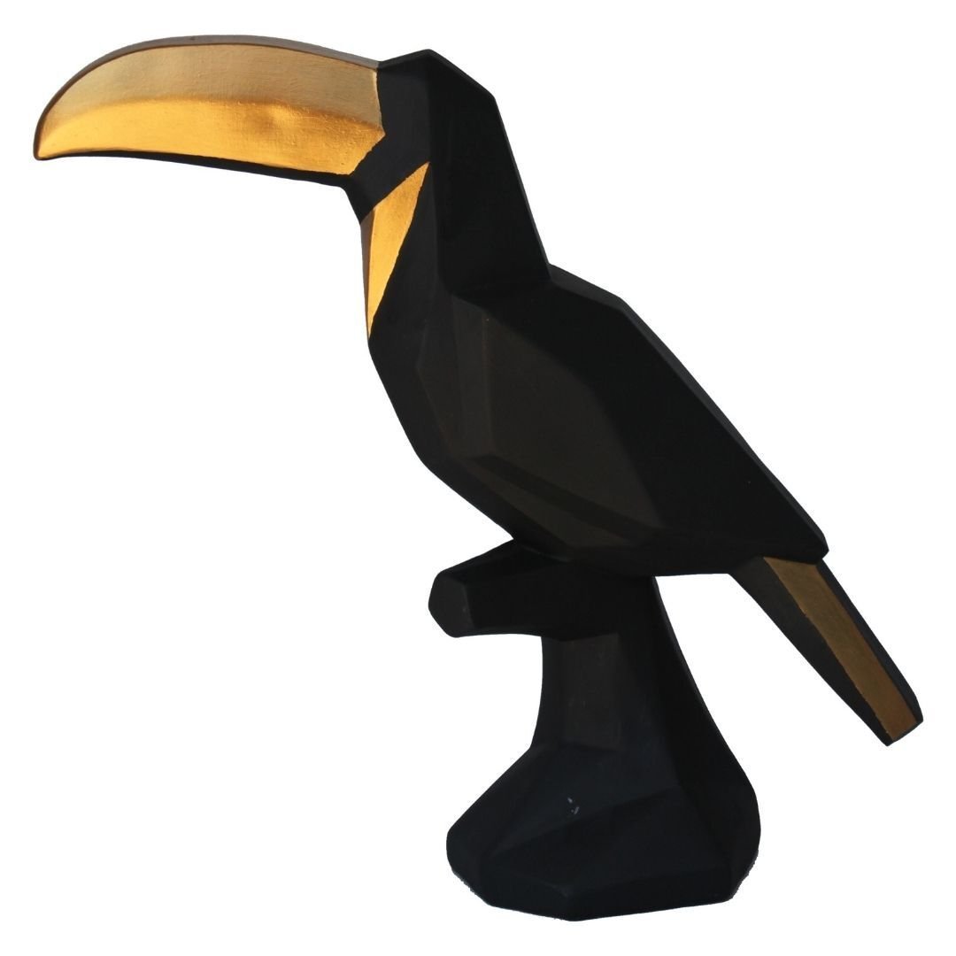 Kubik Siyah Papağan 29x30cm