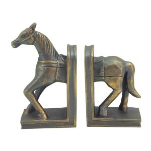 2li Set Atlı Kitap Tutucu 21x25cm