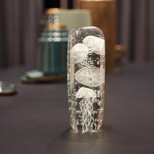 Denizanası Cam Obje 7x19cm