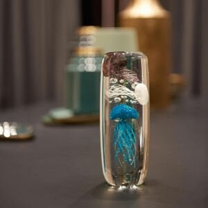 Denizanası Cam Obje 7x18cm