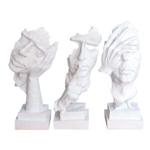 3lü Set GDB Biblo 15x33cm Beyaz