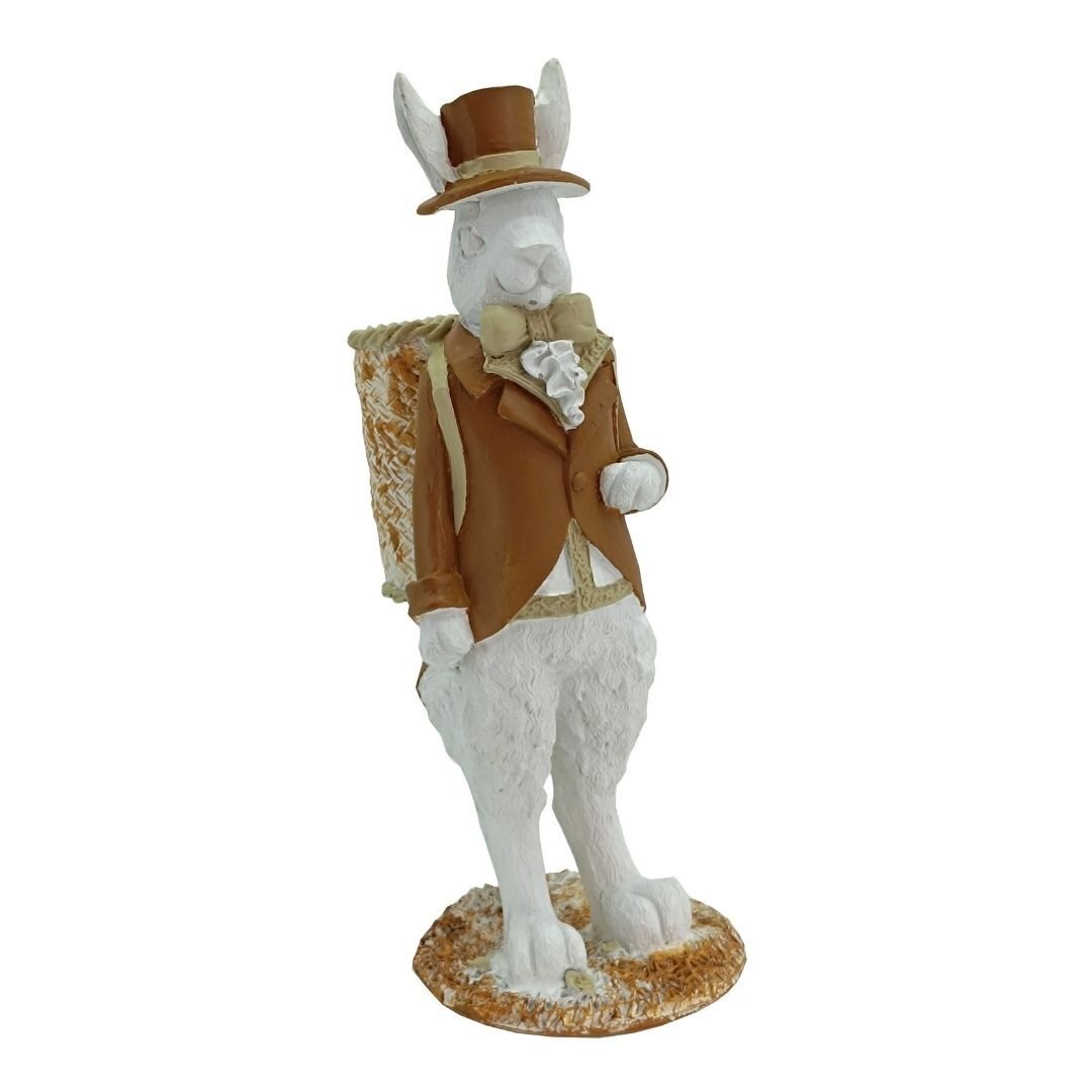 Sepet Taşıyan Tavşan 12x34cm