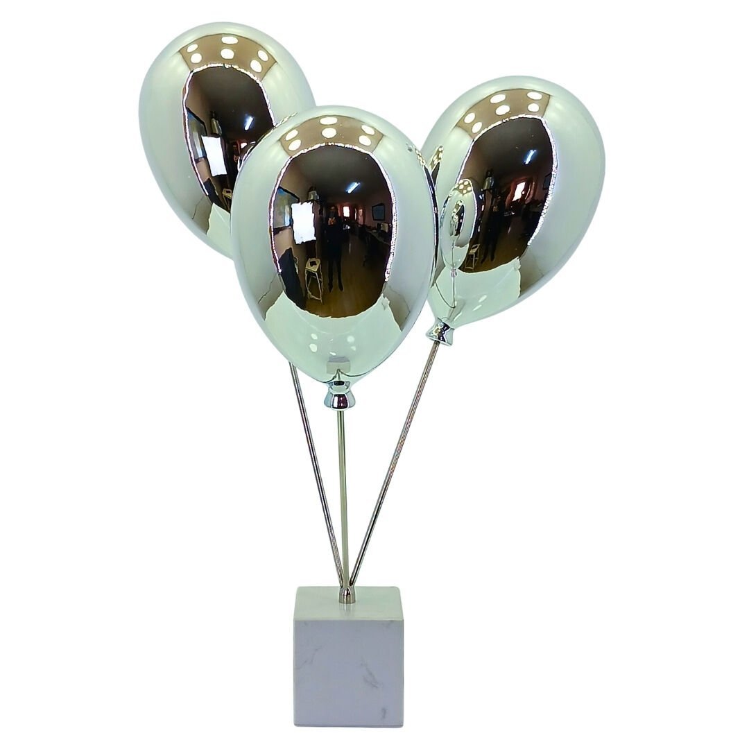 Balon Obje Gümüş 40x65cm