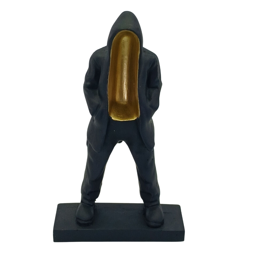 Kapşonlu Adam 11x24cm