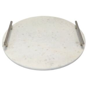 Mermer Tepsi Beyaz 29cm