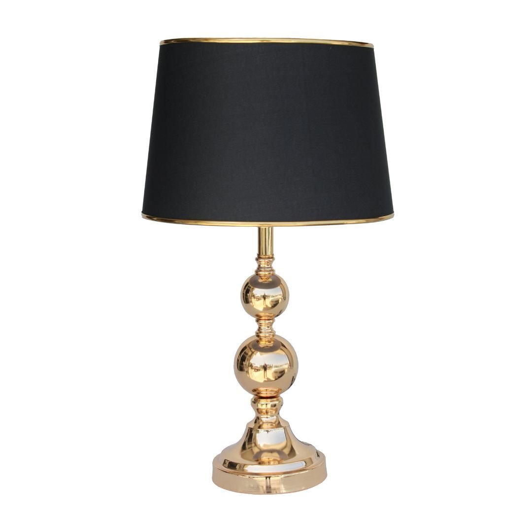 Metal Altın Abajur 30x53cm