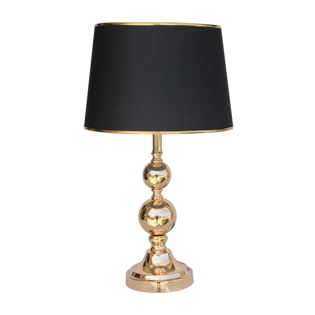 Metal Altın Abajur 30x53cm