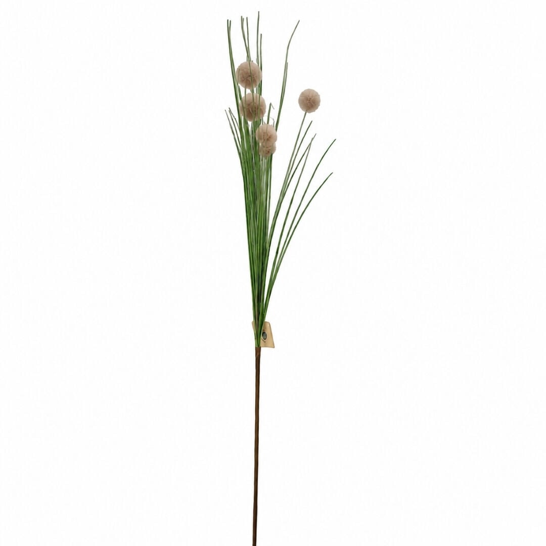 Ponpon Çiçek Kahve 103cm