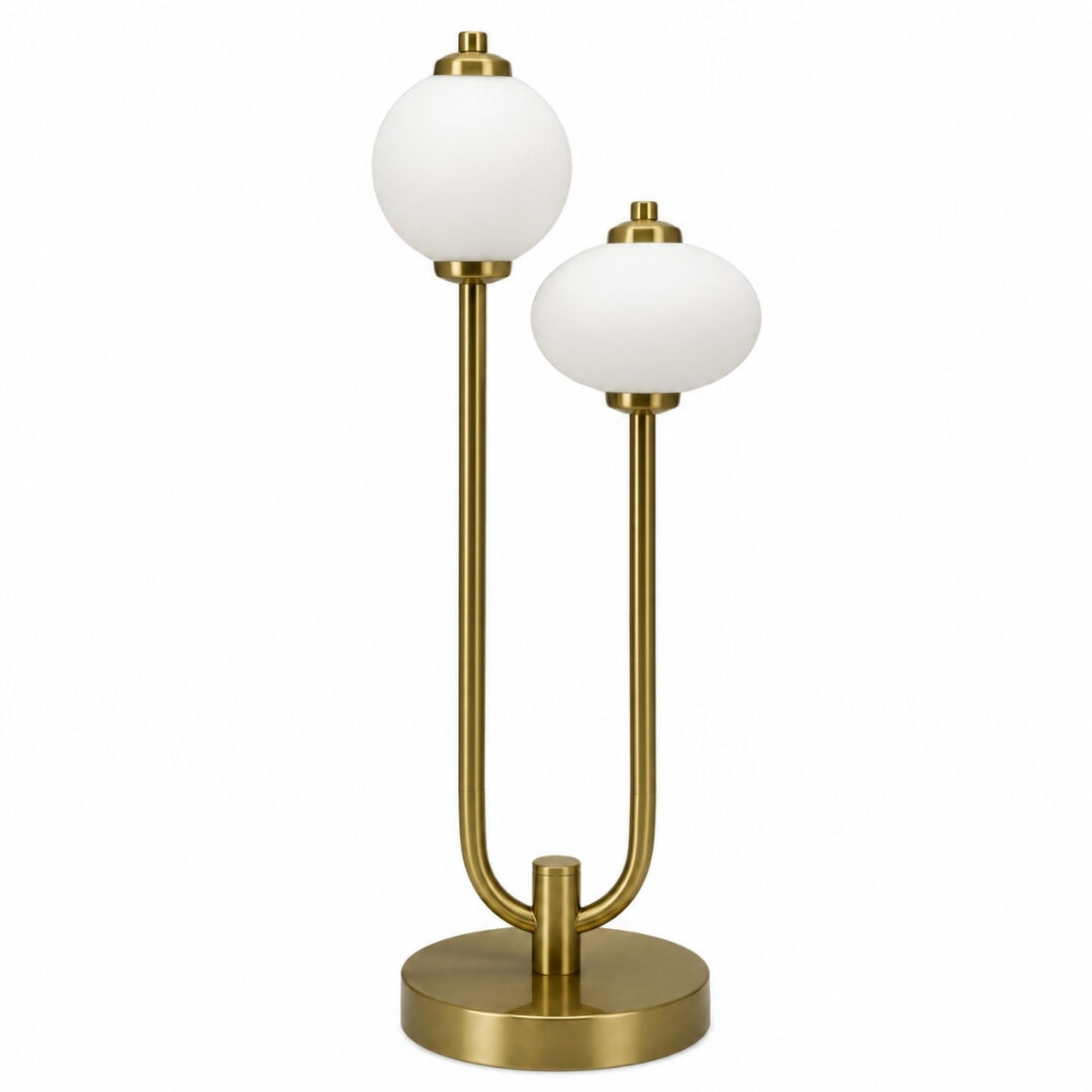 Ledli Dekoratif Abajur Gold 20x55cm