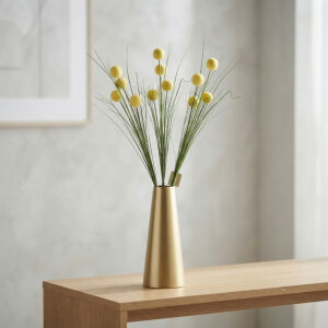 Ponpon Çiçek Sarı 103cm