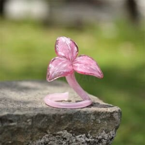 Cam Çiçek Obje 11x12cm